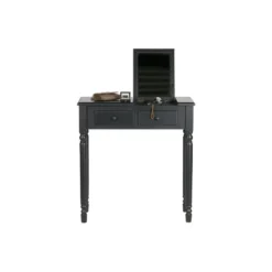 WOOOD Romy Hal/kaptafel - Hout - Zwart - 78x75x38