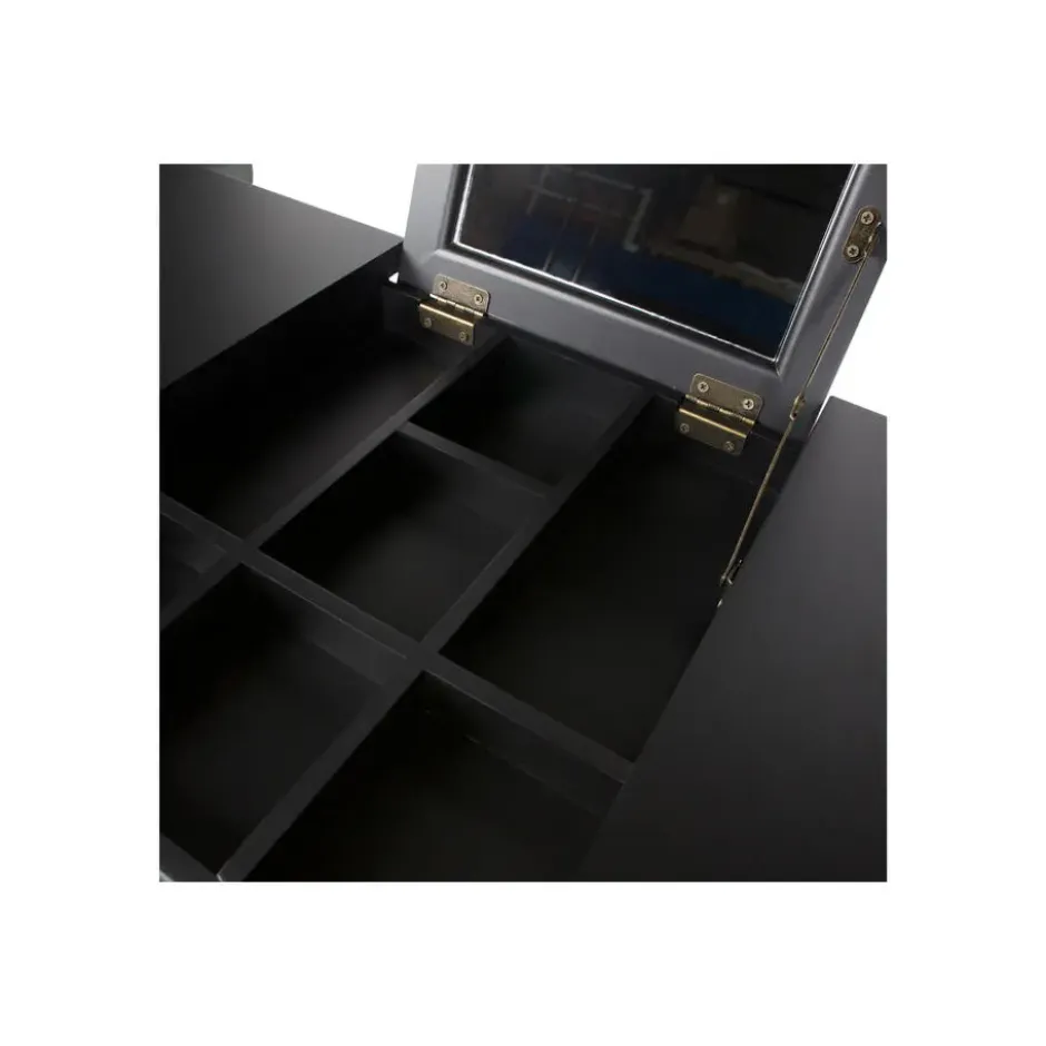 WOOOD Romy Hal/kaptafel - Hout - Zwart - 78x75x38