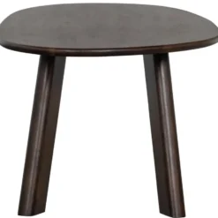WOOOD Roundly Eetkamertafel - Mangohout - Walnoot - 76x200x100