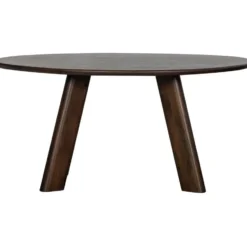 WOOOD Roundly Eetkamertafel - Mangohout - Walnoot - 76x160x110