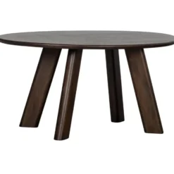 WOOOD Roundly Eetkamertafel - Mangohout - Walnoot - 76x160x110