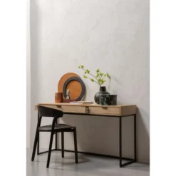 WOOOD Silas Bureau - Eiken - Melamine - 74x140x44