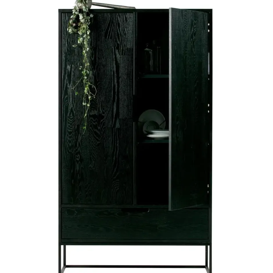 WOOOD Silas 2-Deurs Kast - Essen - Blacknight - 149x85x35