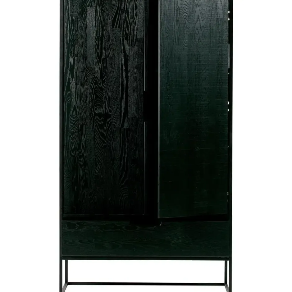 WOOOD Silas 2-Deurs Kast - Essen - Blacknight - 149x85x35