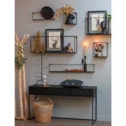 WOOOD Silas Sidetable - Essen - Blacknight - 74x140x40
