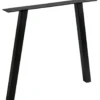 WOOOD Tablo A Poot Kd 1 Stuks - Metaal - Zwart - 72x79x10