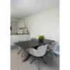 WOOOD Tablo Kruispoot - Metaal - Zwart - 72x159x77