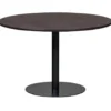WOOOD Tablo Ronde Poot - Metaal - Zwart - 73x64x64