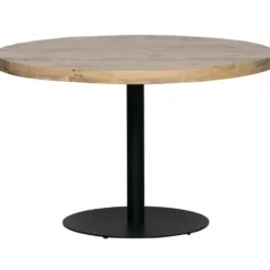 WOOOD Tablo Ronde Poot - Metaal - Zwart - 73x64x64