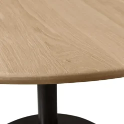 WOOOD Tablo Ronde Poot - Metaal - Zwart - 73x64x64