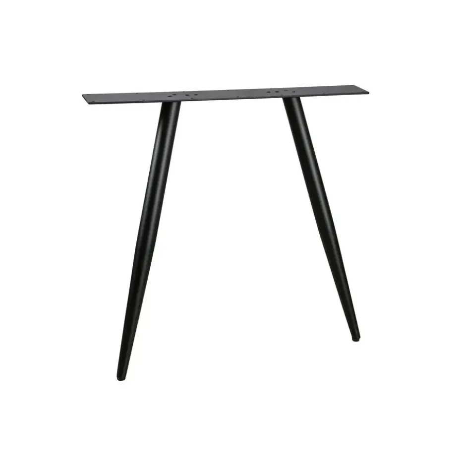 WOOOD Tablo Rond Tafelblad Incl. 2-Standen Poot Conisch - 74,4x120x120