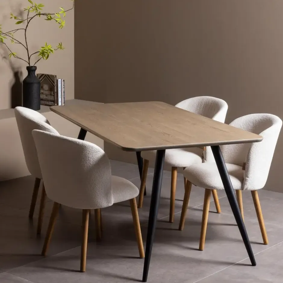 WOOOD Tablo 2-Standen Poot Conisch 1 Stuks - Metaal - Zwart - 72x79x10
