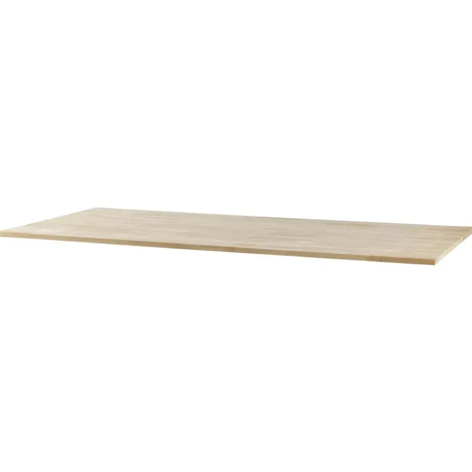 WOOOD Tablo Tafelblad Incl. A-Poot - Onbehandeld - Eiken - 74,4x200x90