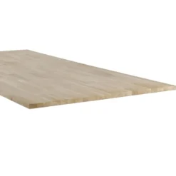 WOOOD Tablo Tafelblad Incl. A-Poot - Onbehandeld - Eiken - 74,4x200x90