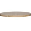 WOOOD Tablo Tafelblad Rond - Mango - White Wash - 120x120