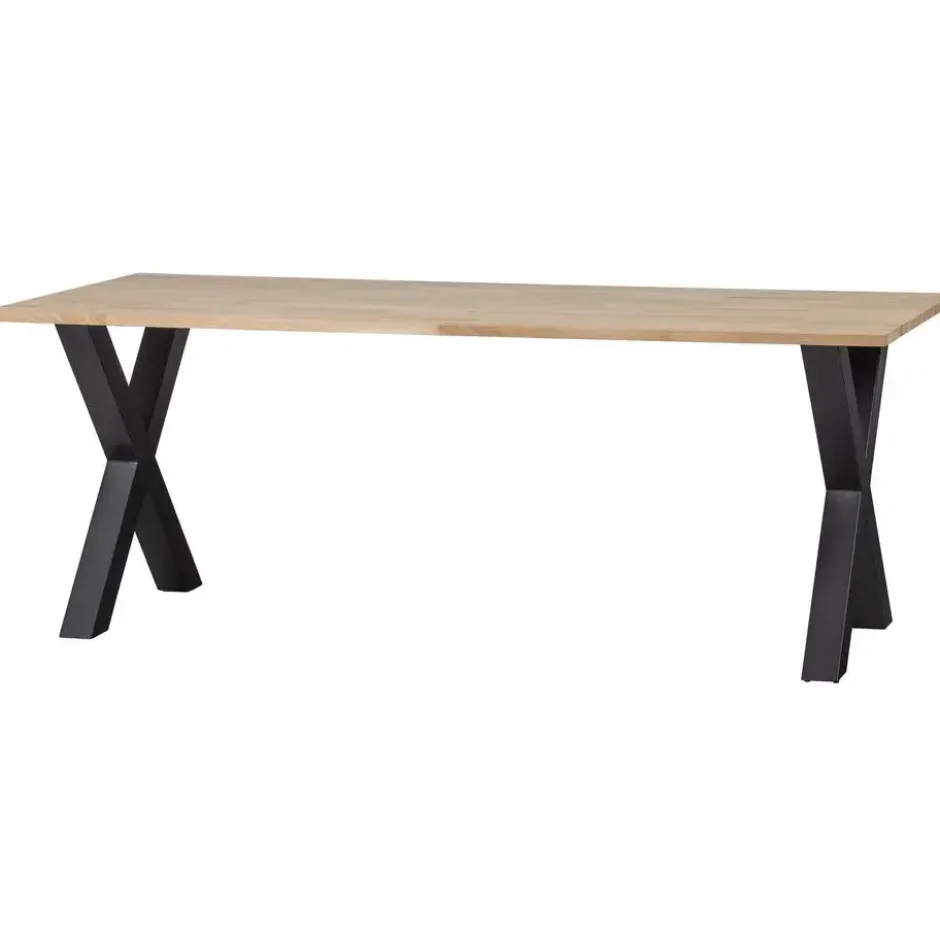 WOOOD Tablo Tafel met Alkmaar Poot - Eiken - 75x200x90