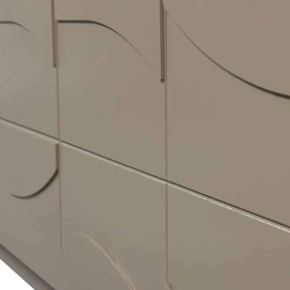 WOOOD Teo TV-Meubel - Grenen - Mud - 52x180x40