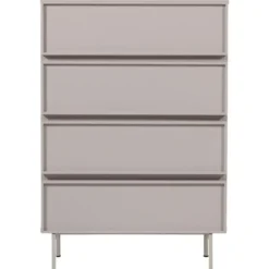 WOOOD Tours Ladekast 4 Lades - Melamine/ MDF - Zand - 102x70x42