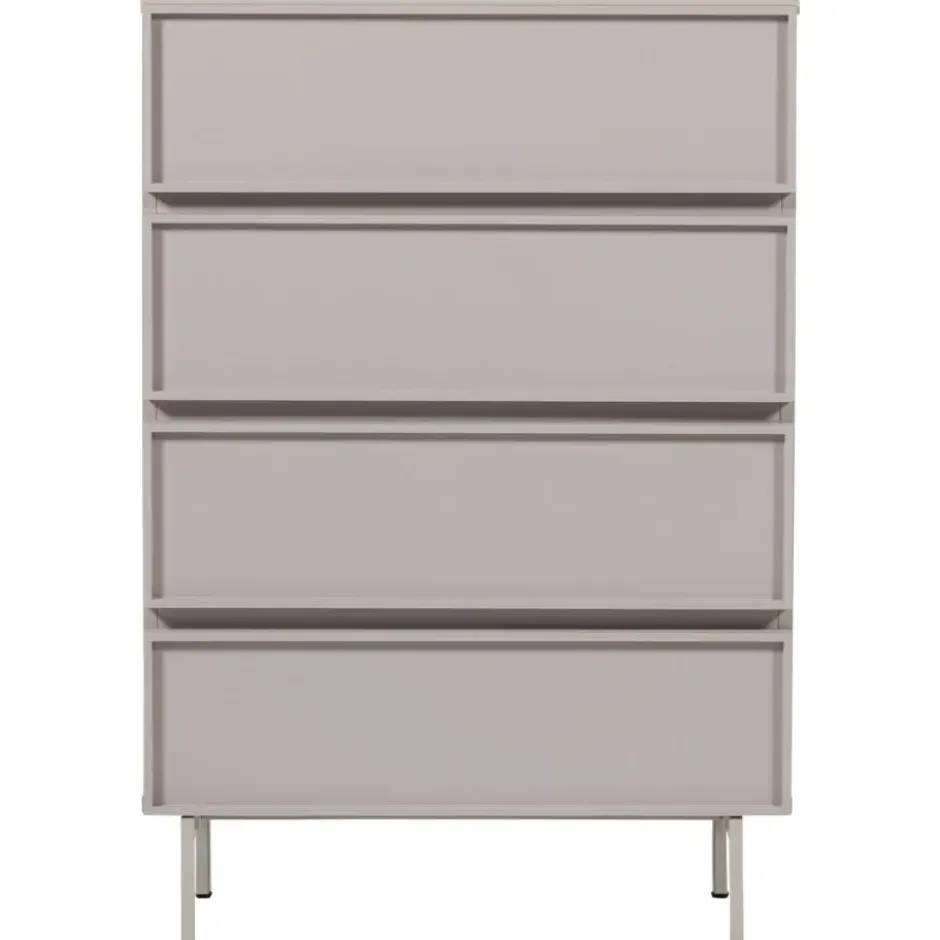 WOOOD Tours Ladekast 4 Lades - Melamine/ MDF - Zand - 102x70x42