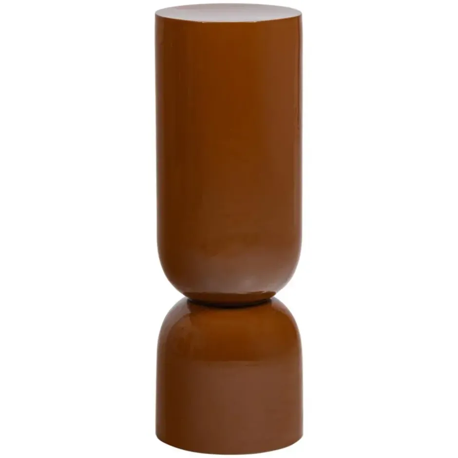 WOOOD Toval Pot Hoog - Metaal - Hoogglans Honinggeel - 95x32x32