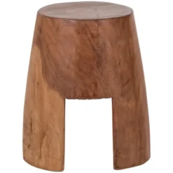 WOOOD Viri Kruk - Hout - Naturel - 25x22x22