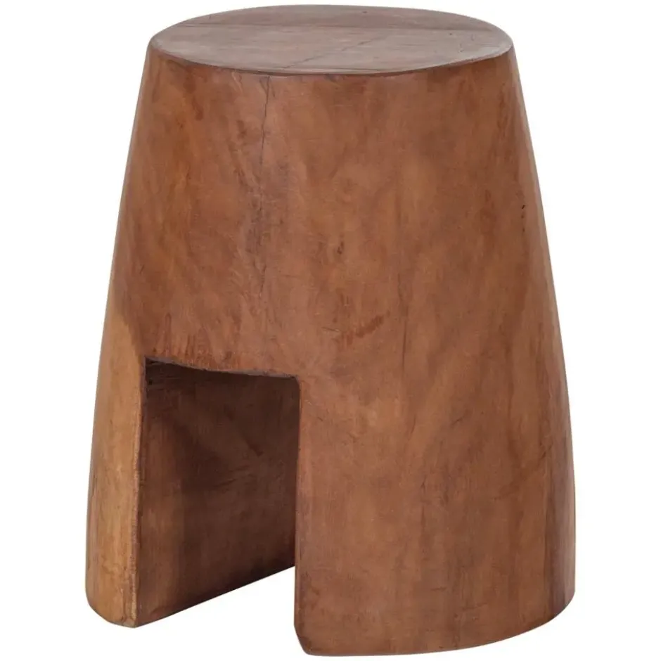 WOOOD Viri Kruk - Hout - Naturel - 25x22x22