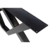 WOOOD X-Poot Picknick Buiten Tablo - Metaal - Zwart - 70x142x13