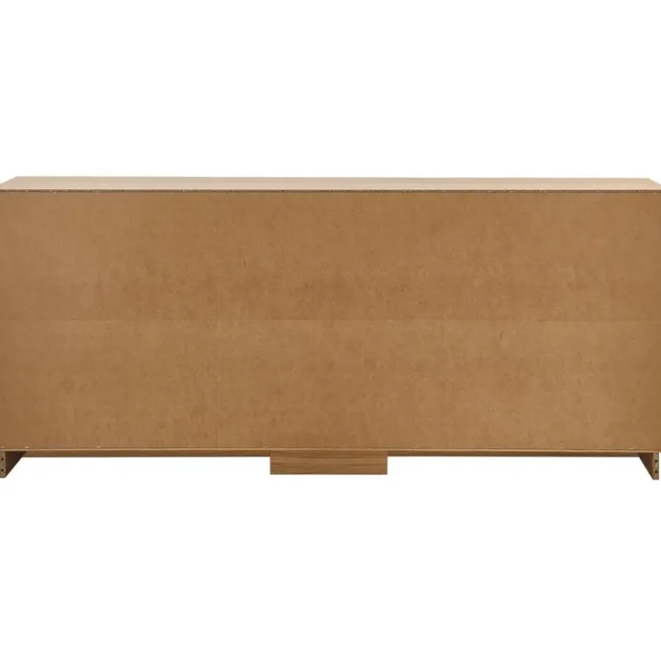 WOOOD Zuma dressoir - Push-To-Open - Eiken - Transparant - 85x22x45