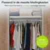 XIVADA Kledingstang Vigo - Zonder boren - Verstelbaar - Zilver
