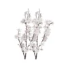 2x kunstbloem-tak - wit - appelbloesem - 57 bloemetjes - 84 cm