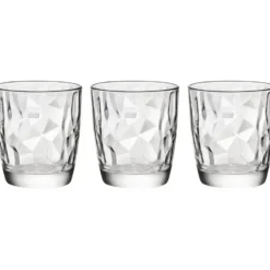 3x Stuks tumbler waterglazen/sapglazen Diamond 305 ml