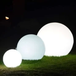 Ylumen Buitenlamp Globe - wit - 50x50 cm