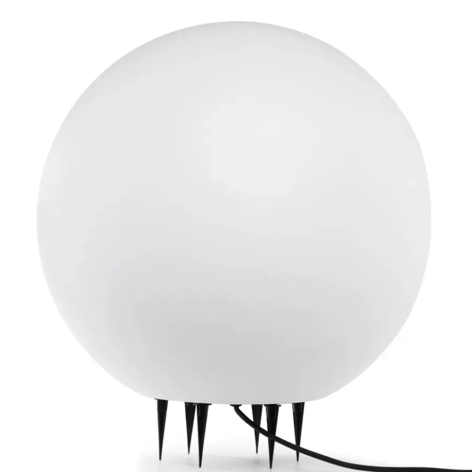 Ylumen Buitenlamp Globe - wit - 40x40 cm