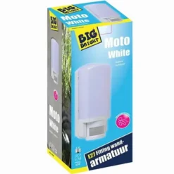 Ylumen Buitenlamp Sens - wit - 11.5x26.5 cm