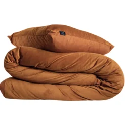 Zavelo Dekbedovertrek Velvet Comfort Brique-2-persoons (200 x 200/2...
