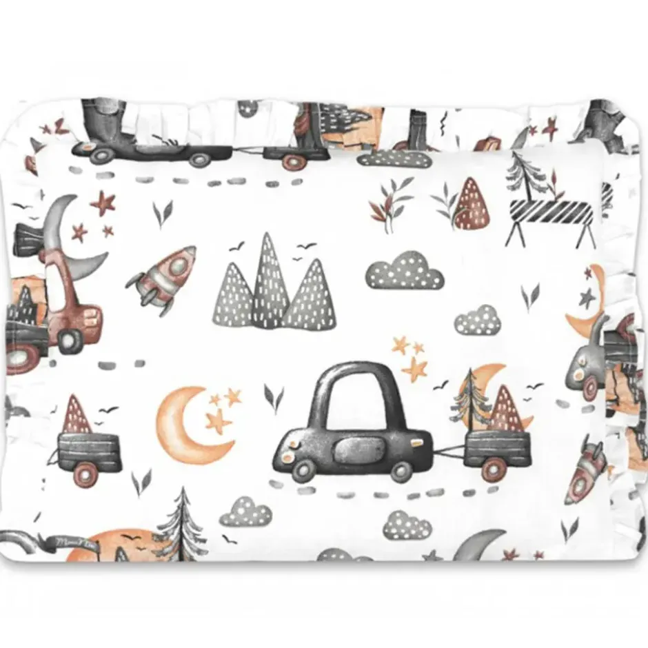 Zavelo Peuter Dekbedovertrek Cars Grijs 120 x 150 cm