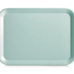 Zeller Dienblad - melamine - aqua blauw - 44 x 32 cm