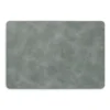 Zeller placemats lederlook - grijs - 45 x 30 cm