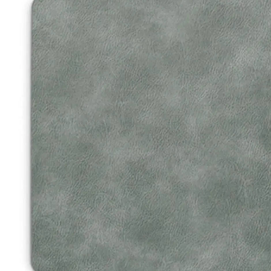 Zeller placemats lederlook - grijs - 45 x 30 cm