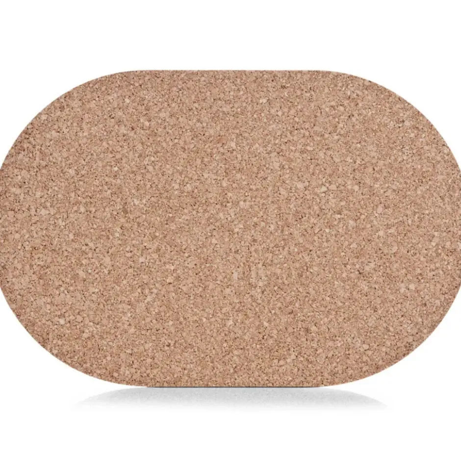 Zeller Placemats - 4x stuks - kurk - 44 x 29 cm