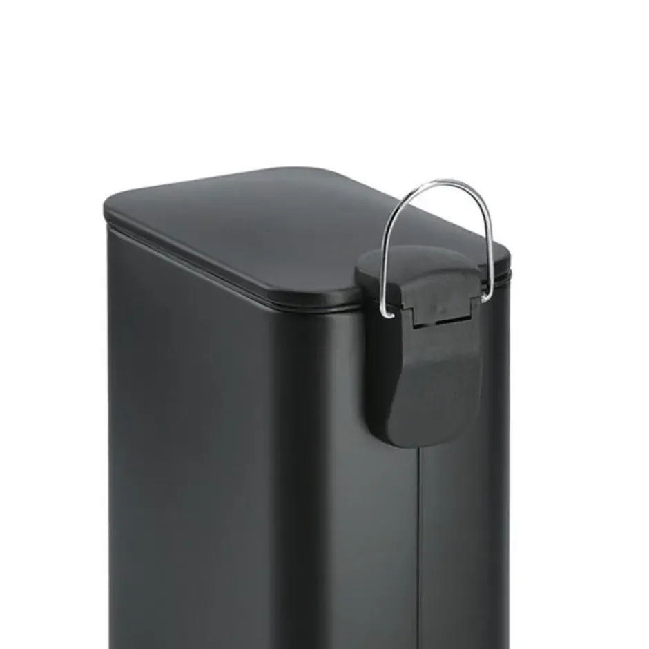 Zeller Prullenbak/pedaalemmer - metaal/kunststof - 5L - softclose