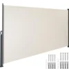 Zijmarkies - Bescherming Zon Wind - Waterafstotend - Beige - 300x9x160cm