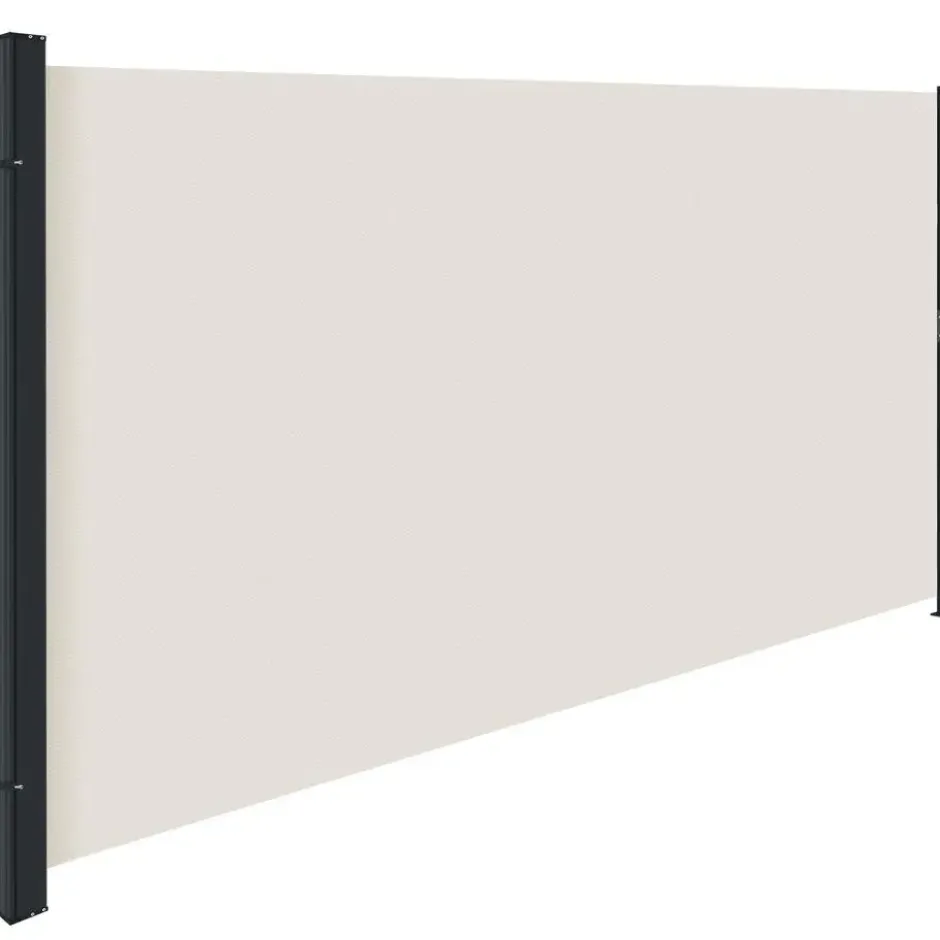 Zijmarkies - Bescherming Zon Wind - Waterafstotend - Beige - 300x9x160cm