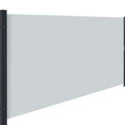 Zijmarkies - Uittrekbare Markies - Waterafstotend - Grijs - Poedercoat Frame