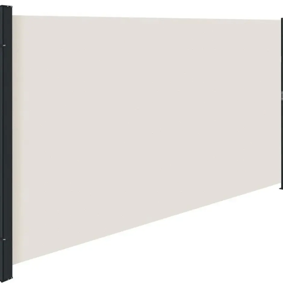 Zijmarkies Uittrekbare Zonwering Beige 300cm Staal Gepoedercoat - Schaduwwering