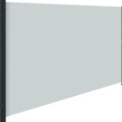 Zijmarkies - Zonwering en Windbescherming - Grijs - 300x9x200 cm - Terras