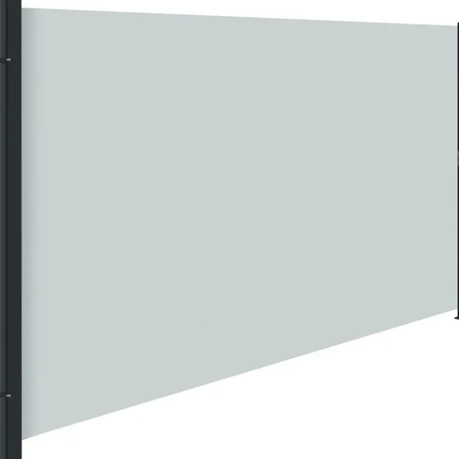 Zijmarkies - Zonwering en Windbescherming - Grijs - 300x9x200 cm - Terras