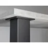 Zwarte Tafelpoot Vierkant - 80 x 80 x 720 mm